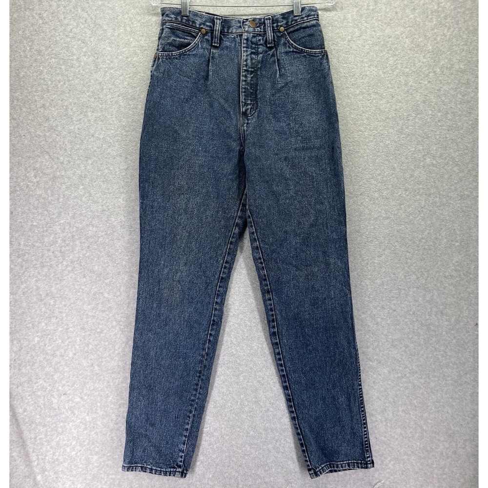 Vtg Wrangler Jeans‎ Womens 11 16MWZNF High-Rise Mom Pleated Denim Blue USA